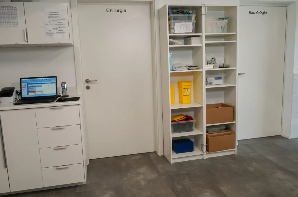 Photo de la zone de soins